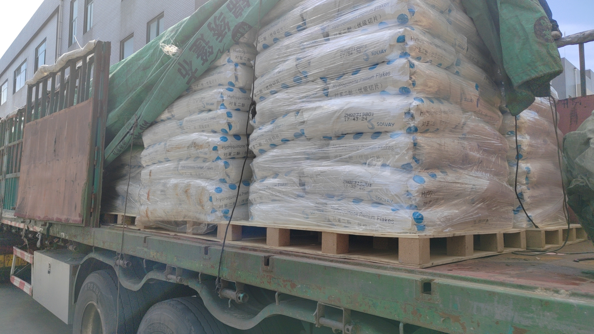 對苯二酚 索爾維原包裝 片狀 倉庫現貨 25kg/袋 當天發貨